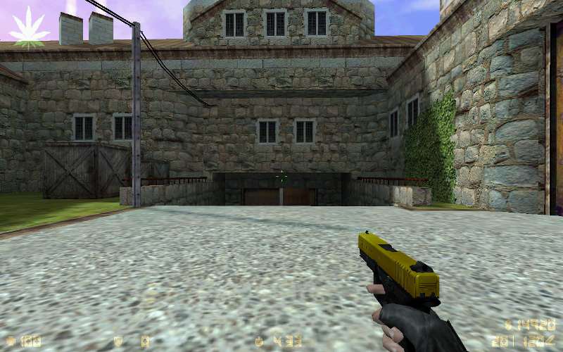 Золотой Glock 19