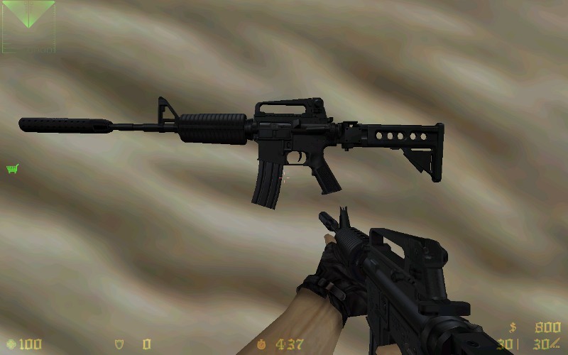 M4A1 c разклодным прикладом