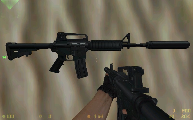 M4A1 с синеватым оттенком