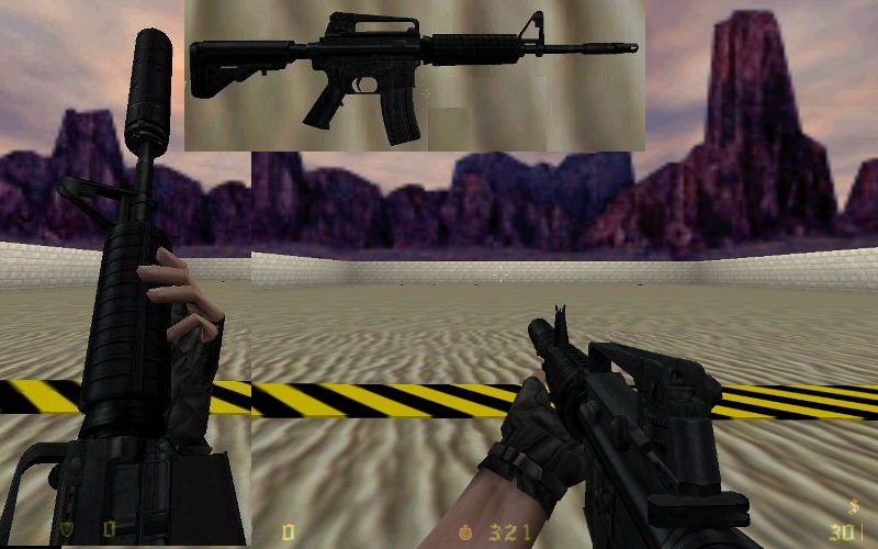 Colt M4a1 новая анимация перезарядки