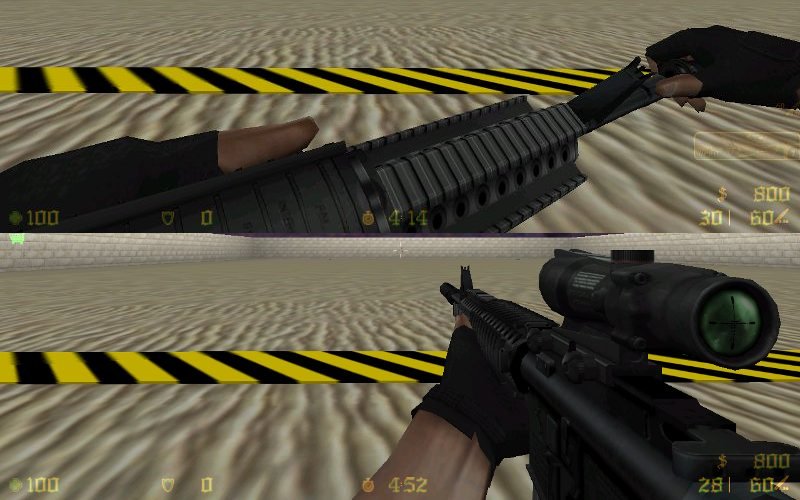 Sniper M-16a2 Triiicon scope