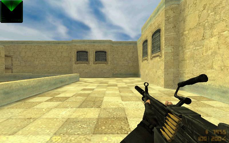 FN Minimi (c глушителем)