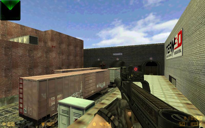 P-90 Wood with a silencer and laser