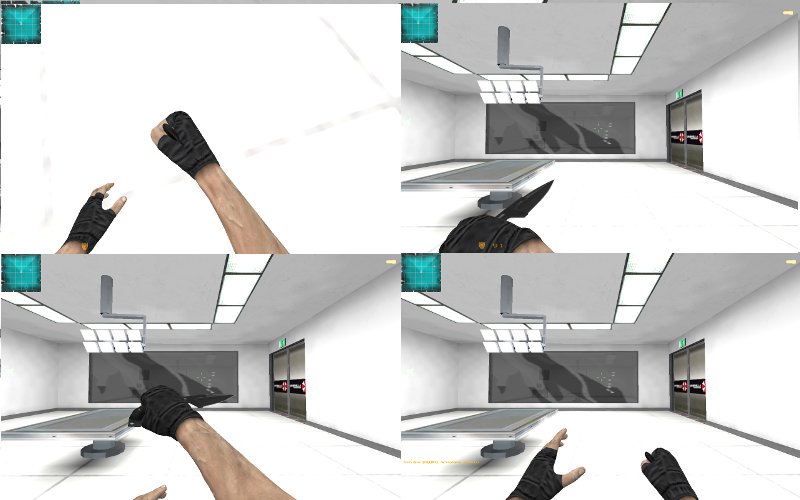 Syncing's MW2 Knife on LittleSoap's Anims