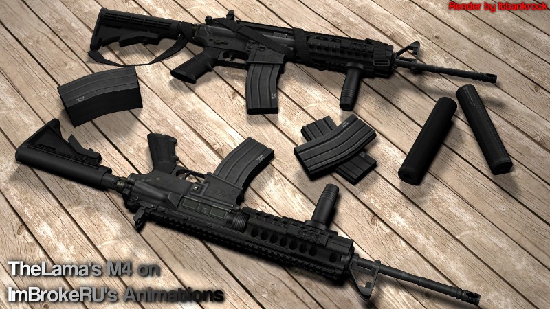 TheLama's M4 on ImBrokeRU's Animations