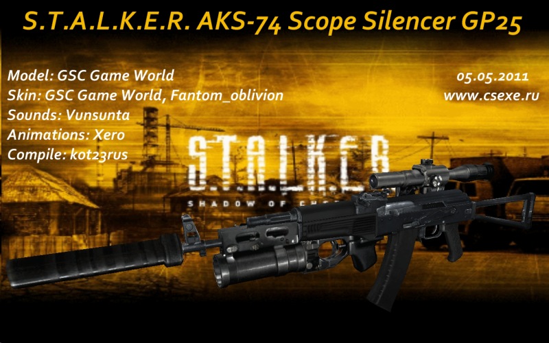 S.T.A.L.K.E.R. AKS-74 sniper