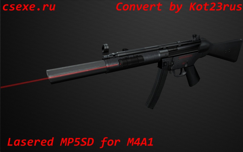 Lasered MP5SD for M4A1