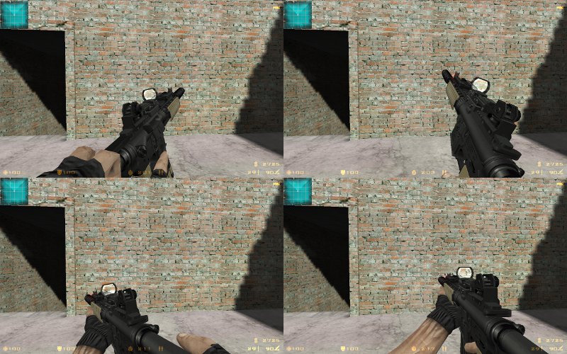 PMC Tan M4 mullet anims