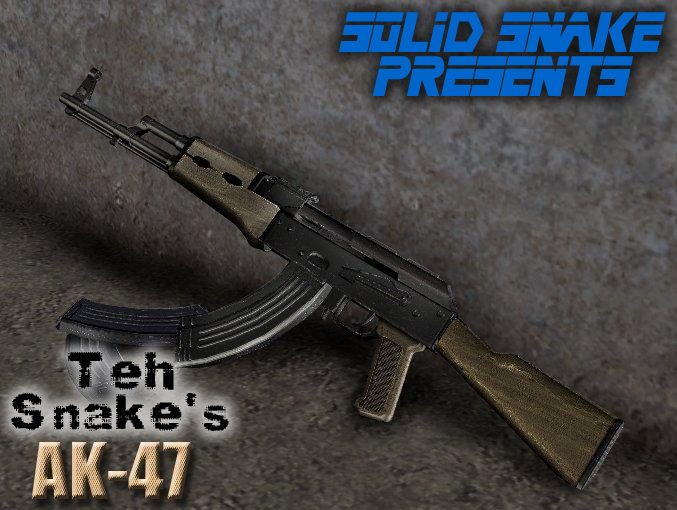 TehSnakes AK-47 on Unseen Anims