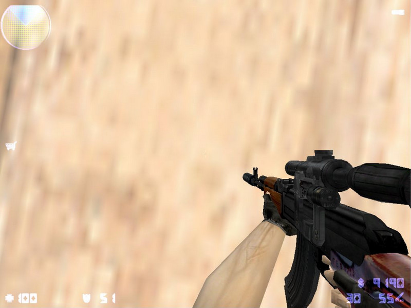 Sniper AK-47with silincer (NEW SOUND)
