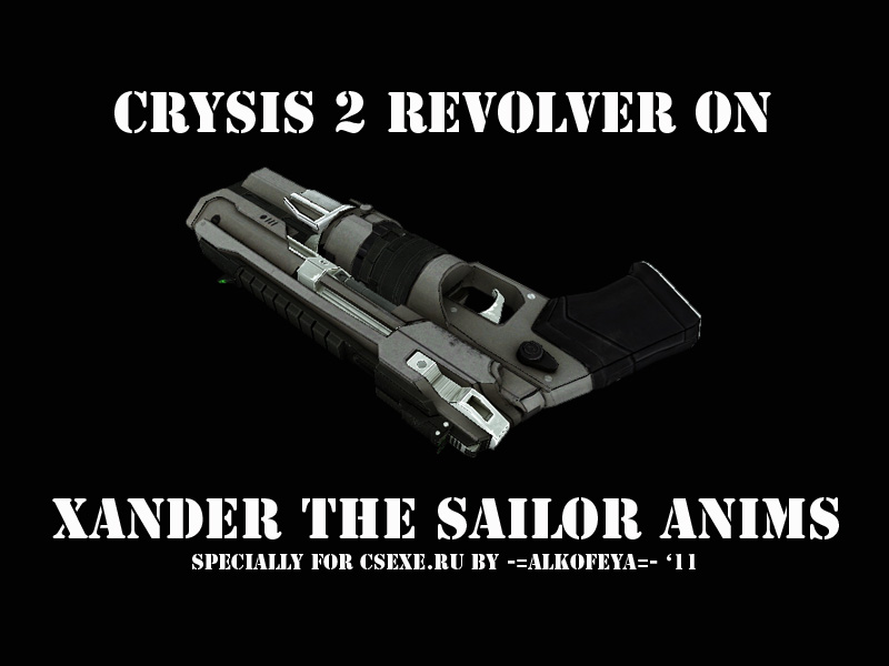 Crysis 2 revolver on Xander the Sailor Anim