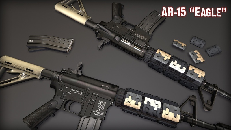 AR-15 Eagle Animations Pack