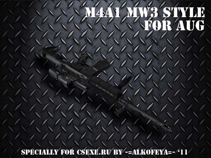 M4A1 MW3 Style for AUG