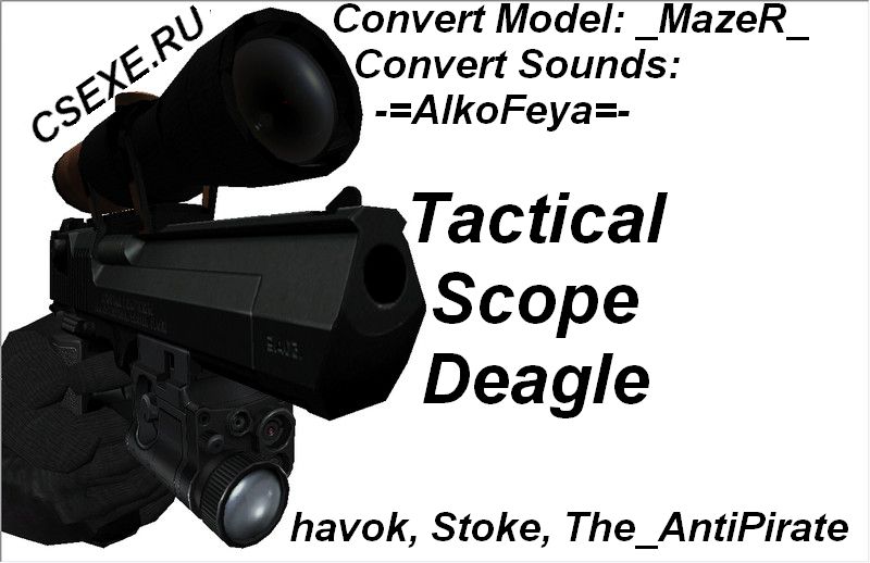 Tactical scope deagle from CS:Source