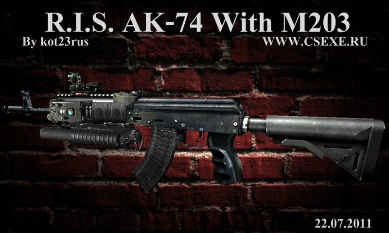 R.I.S. AK-74 With M203