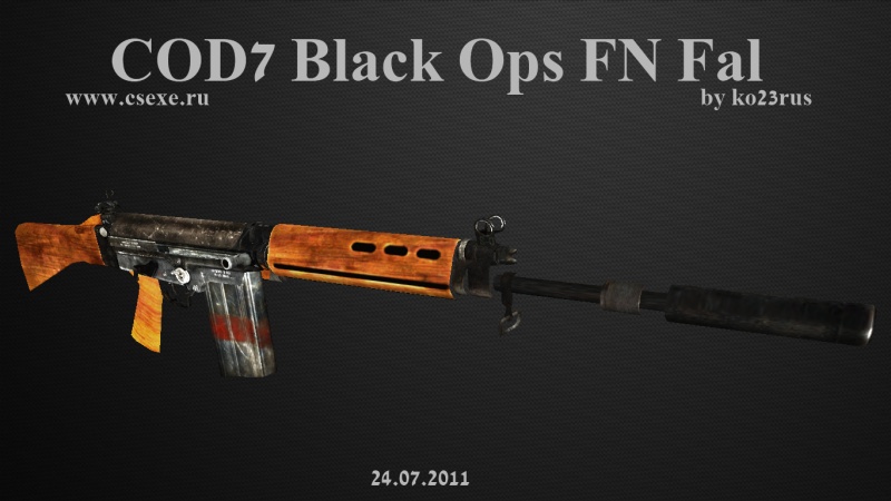 COD7 Black Ops FN FAL for CS 1.6