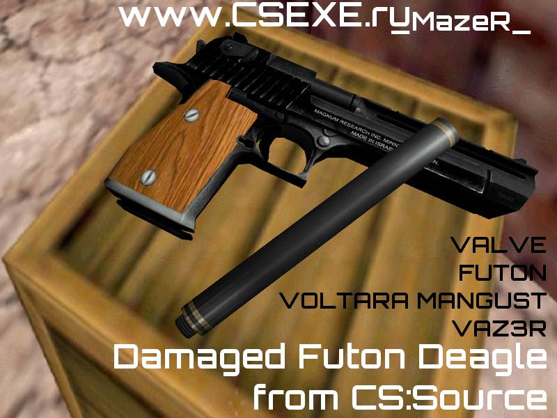 Damaged Futon Deagle from CS:Source