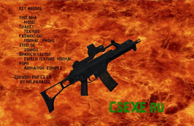 G36c Animation Convert for CS 1.6