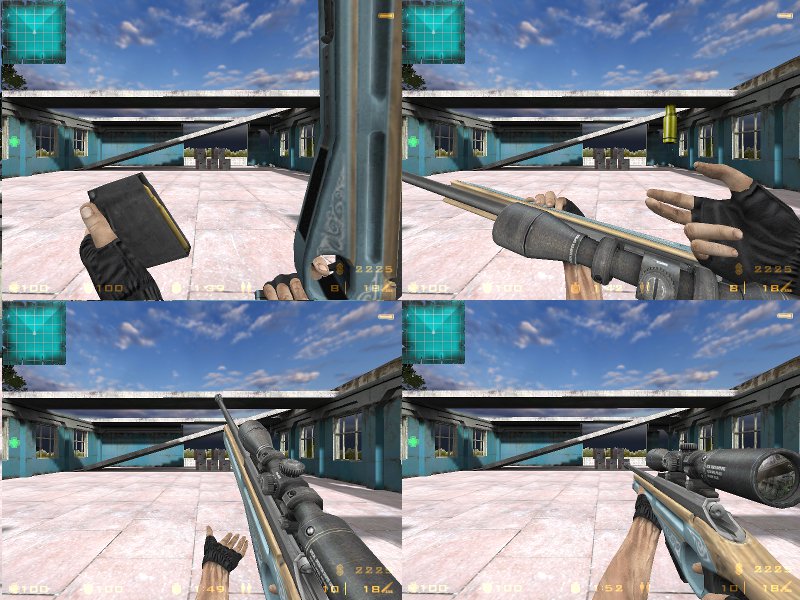 A.V.A. SV98 Silver Arrow for CS 1.6