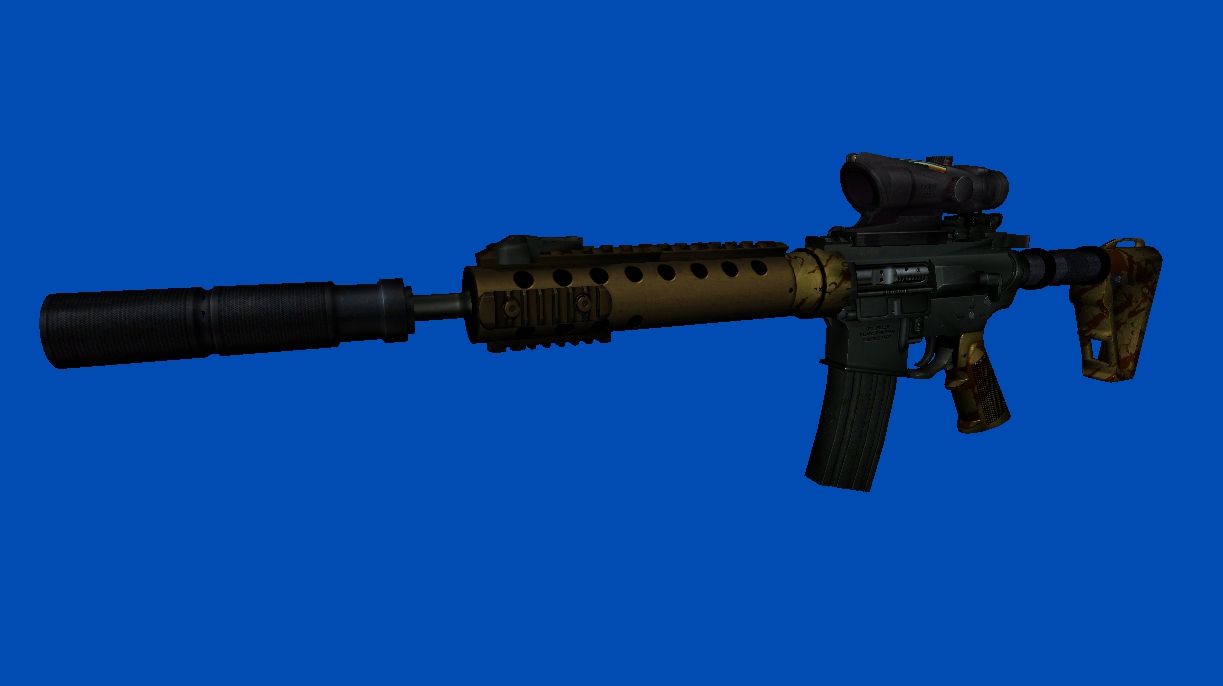 Hybrid M4 with ACOG for CS 1.6