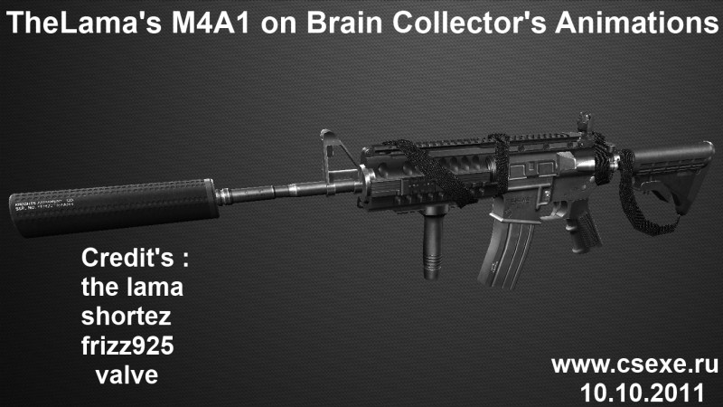 Brain Collector's M4A1 Texture pack