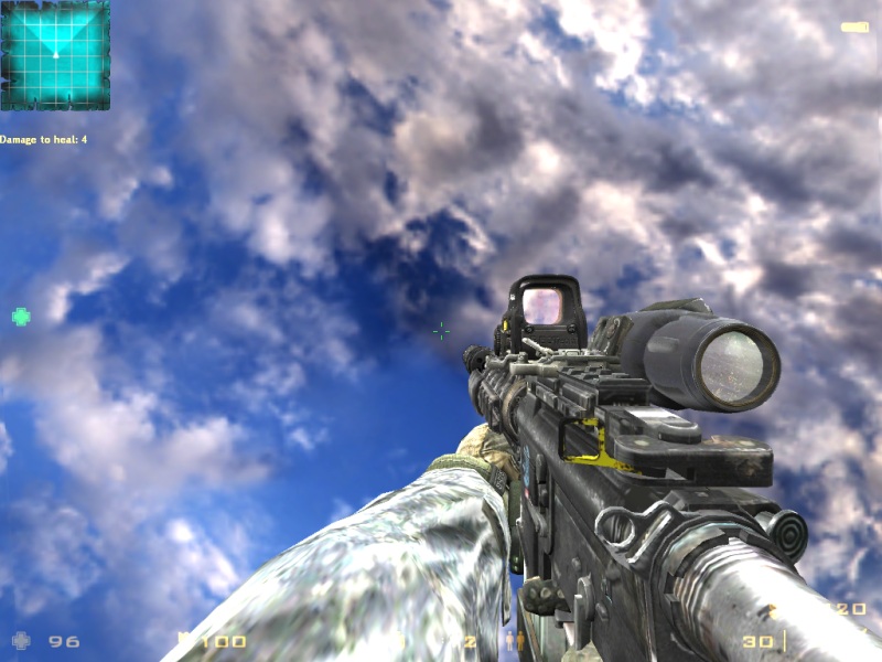 MW3 M4A1 double EOTech for CS 1.6