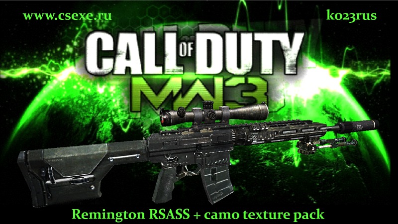 COD8 MW3 Remington RSASS for CS 1.6