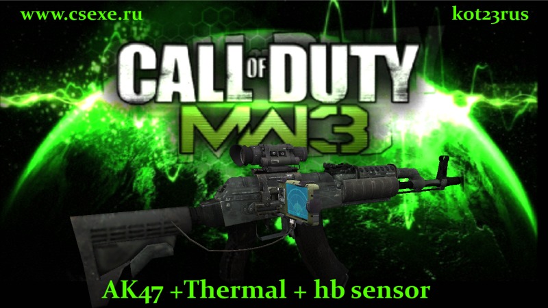 COD8 MW3 AK47 pack for CS 1.6