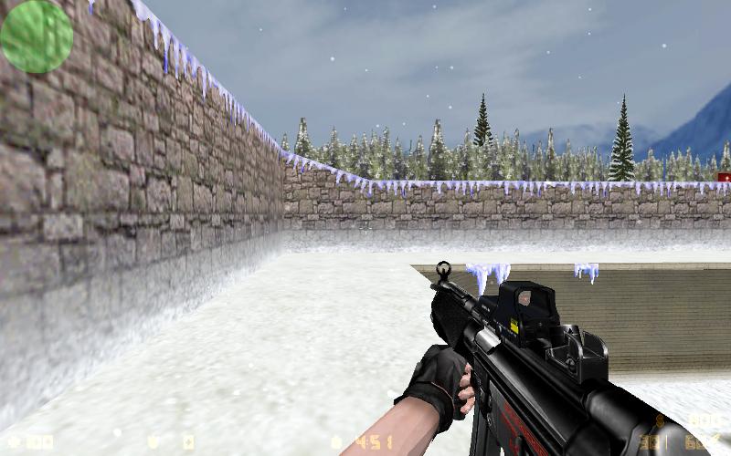 Black Tactical MP-5 with Red dot
