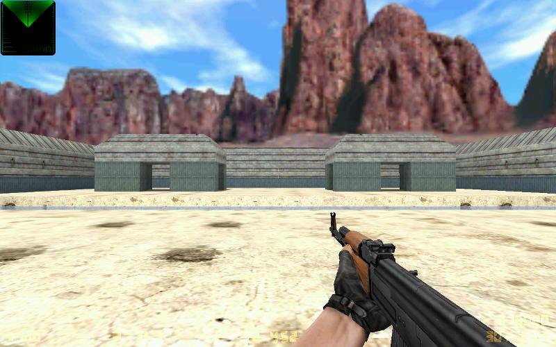 AK-47 с анимацией перезарядки вверх