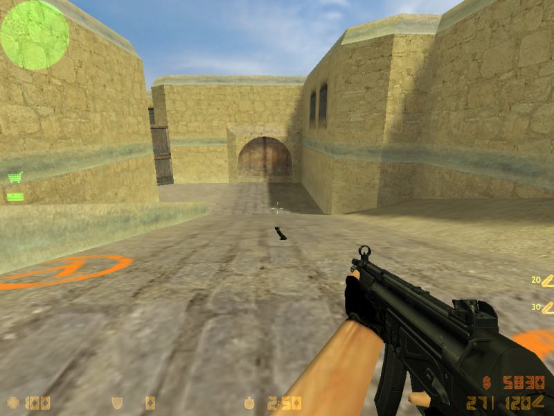 HK MP-5A2 Black hand