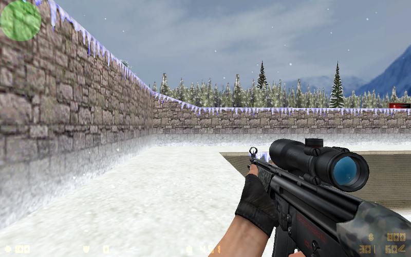 MP-5 с оптикой Triiicon