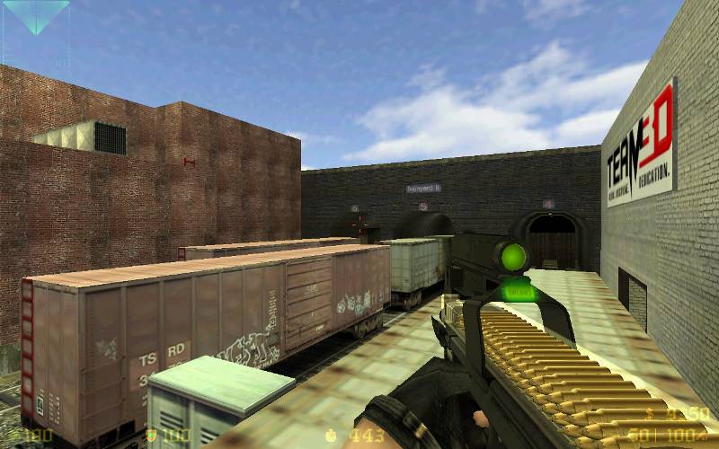 FN P90 Green scope with knife