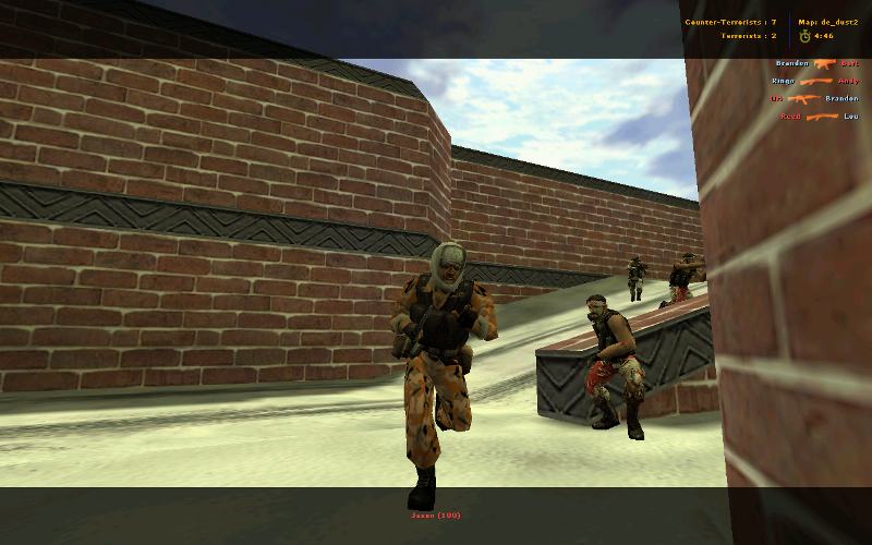Orange camo leet