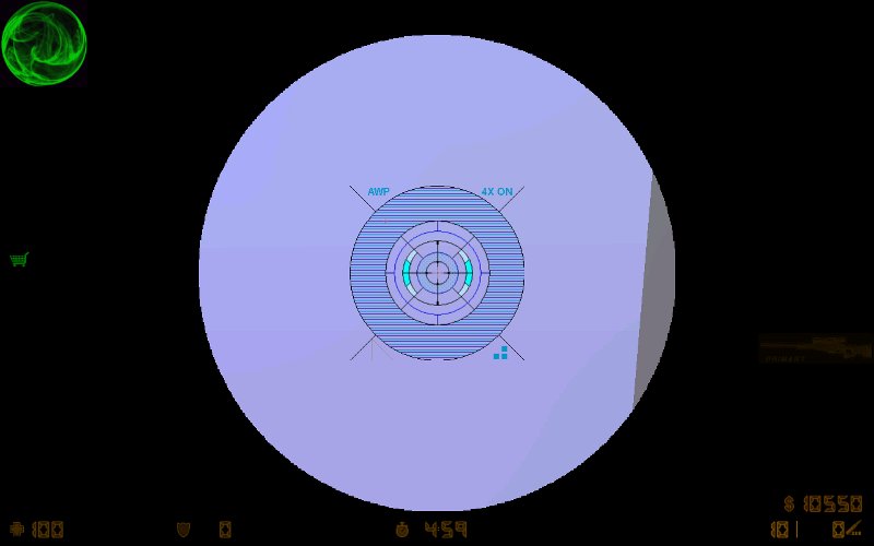 Sniper scope AWP tagert