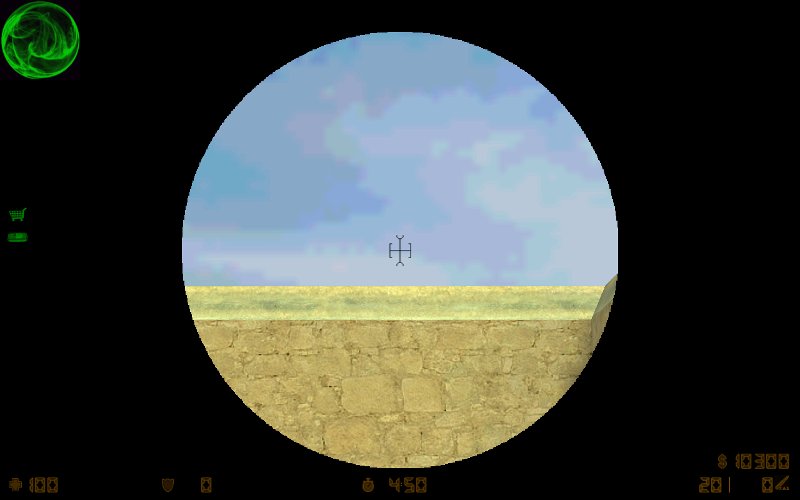 Black scoped