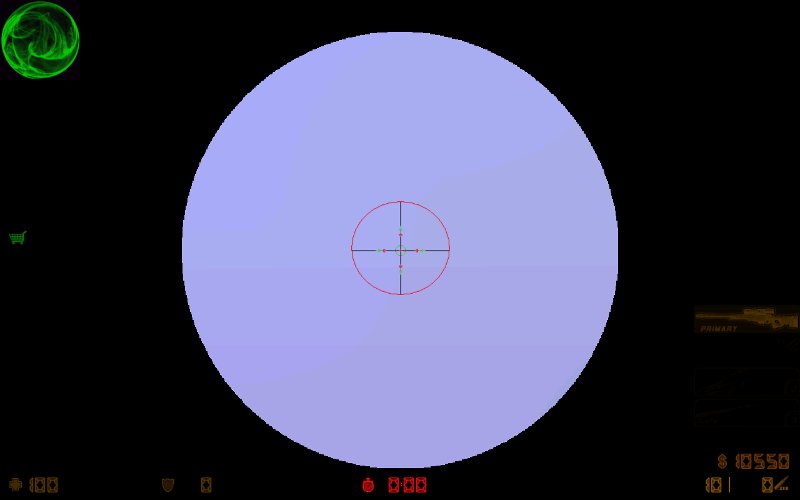 Sniper scope red