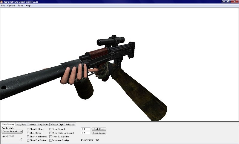 Jed's Half-Life Model Viewer 1.35