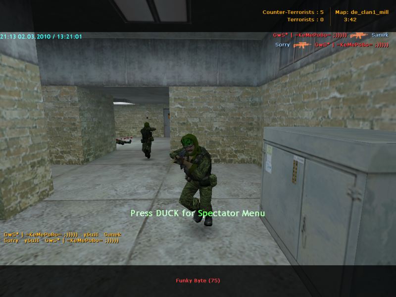 Green camo leet