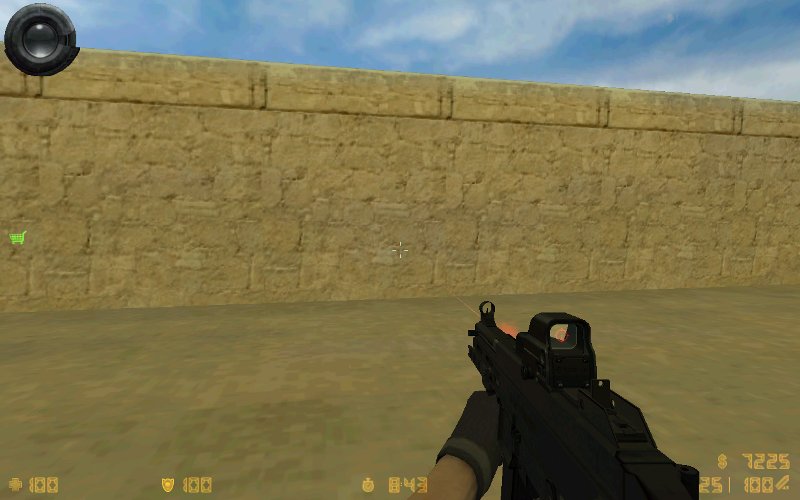 UMP-45 Red dot with laser