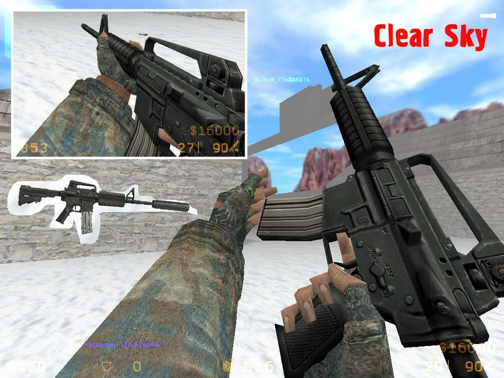 m4a1 (4 группировки)