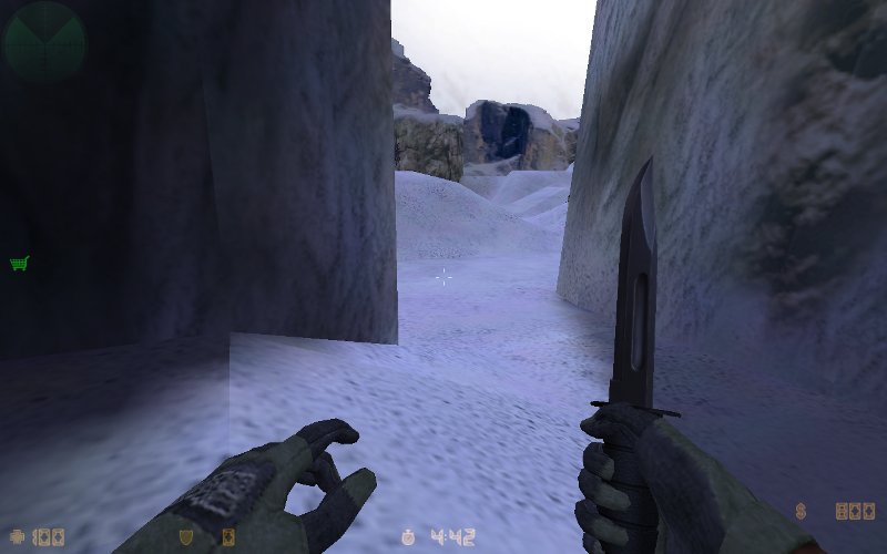 Secretive green navigation