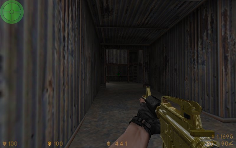 Gold Colt XM-177 for Famas