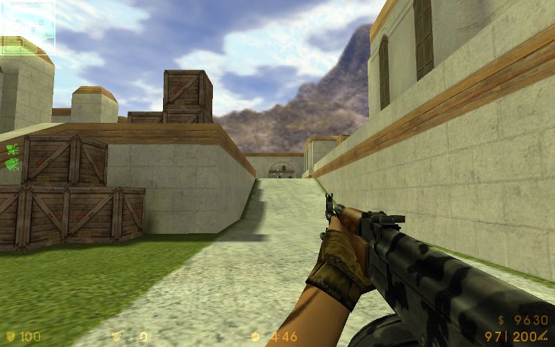 Камуфляжный АК-47 с кольцевым барабаном