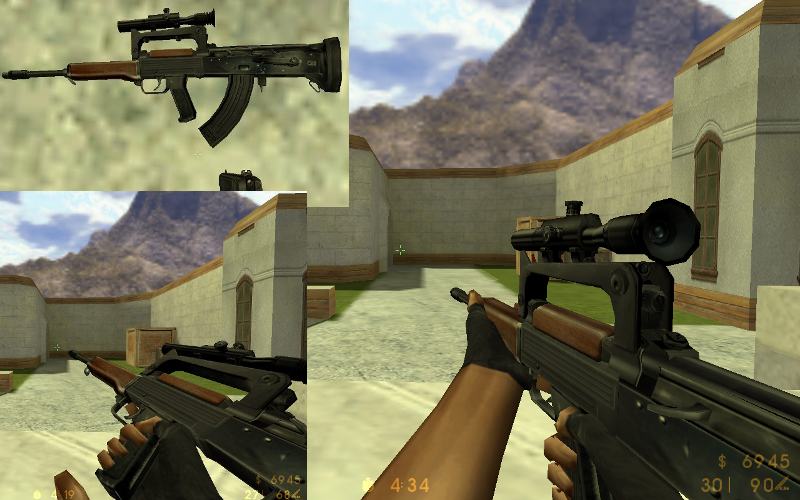 Гроза ОЦ-14 с оптическим прицелом