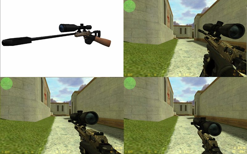 Desert Eagle с гравировкой for AWP