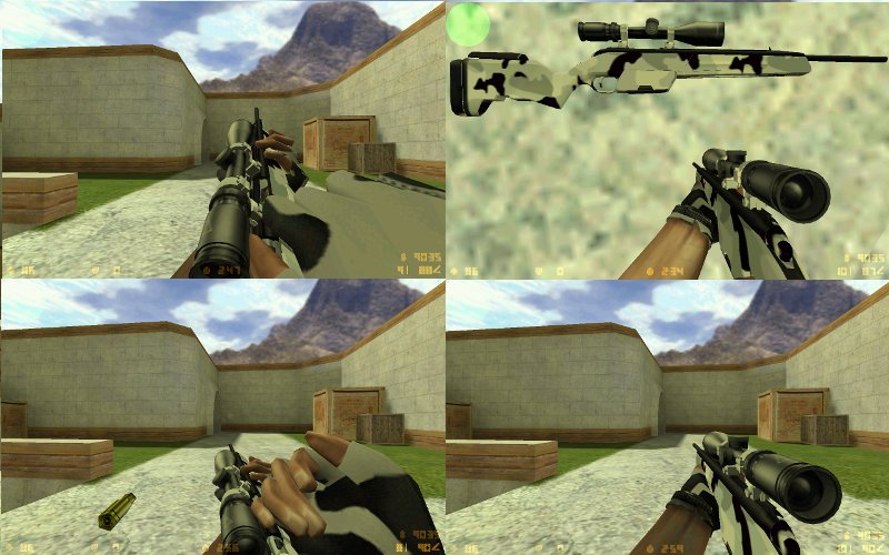 Snow camo Scout M-40
