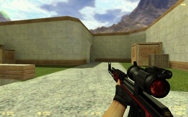 Black AK-47 for AUG CSS hand