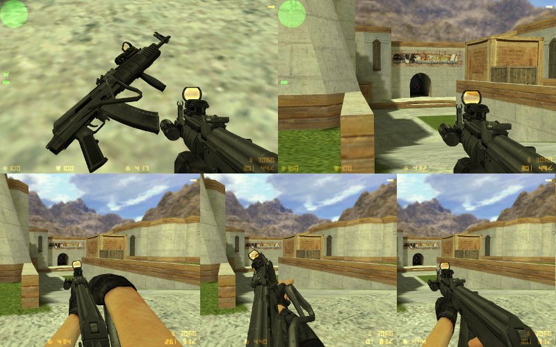 Tactical АК-74 EOTech with CSS hand