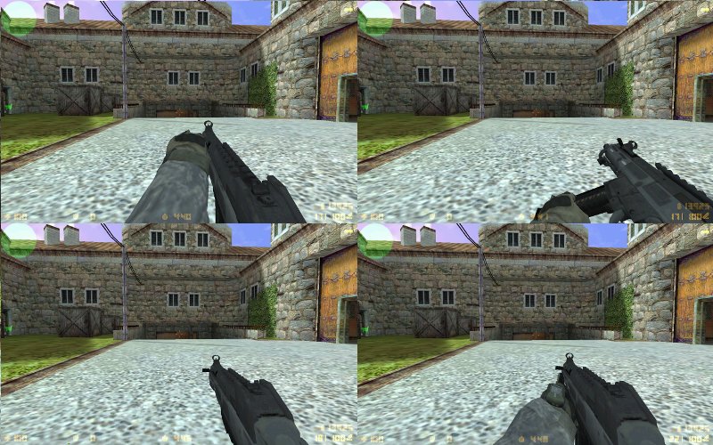 Сall of Duty 4 Modern Warfare 2 ump45 1.6 руки